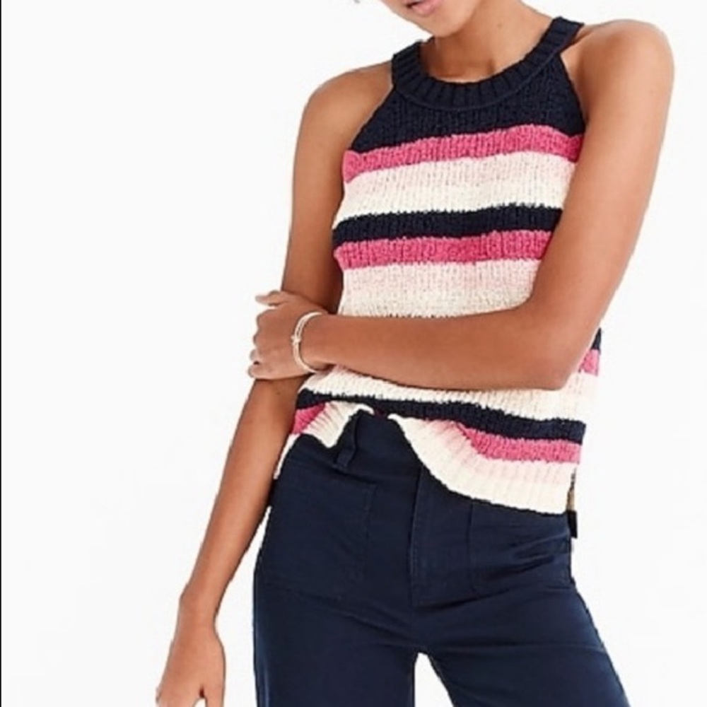 Striped Sweater Tank
